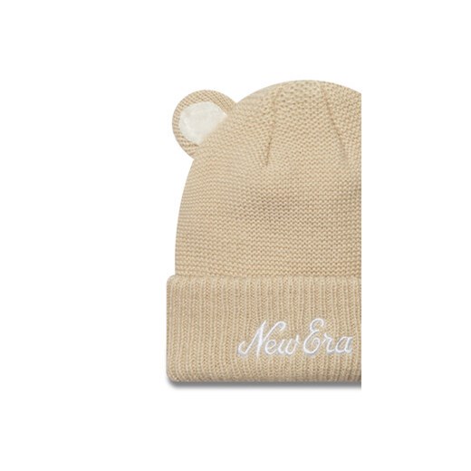 Czapka New Era Teddy Bear Ears Cuff Knit Beanie 60580793 Beżowy New Era OS eobuwie.pl