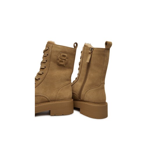 Botki Boss Rebby 50523589 Beżowy 36 eobuwie.pl