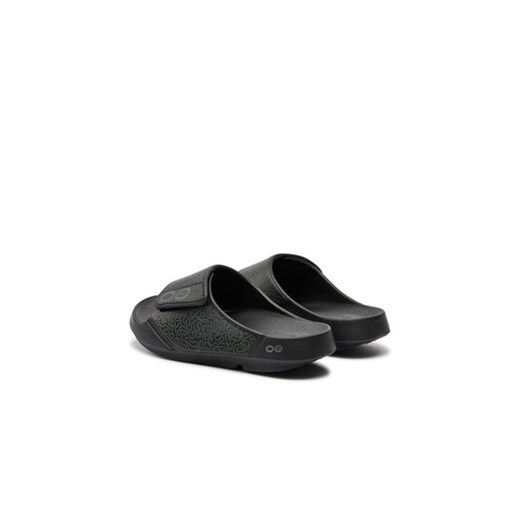 Klapki OOfos Ooahh Sport Czarny Oofos 42 eobuwie.pl