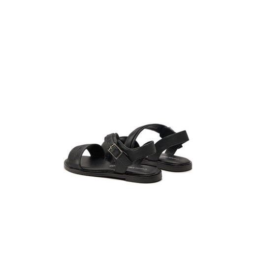Sandały Calvin Klein Jeans Flat Sandal V3A2-80825-1688 M Czarny 31 eobuwie.pl