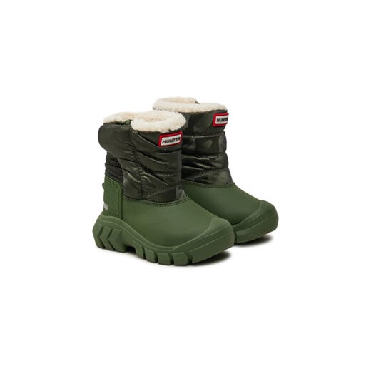 Śniegowce Hunter KFT5001PCT-FXR Khaki Hunter 22 eobuwie.pl