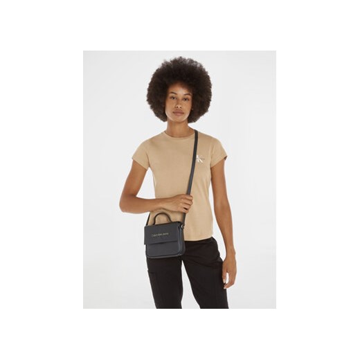 Torebka Calvin Klein Jeans Sculpted Boxy Flap Cb20 Mono K60K610829 Czarny 00 eobuwie.pl