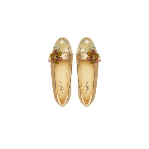 Półbuty Laura Vita Reyano 55 Złoty Laura Vita 36 eobuwie.pl