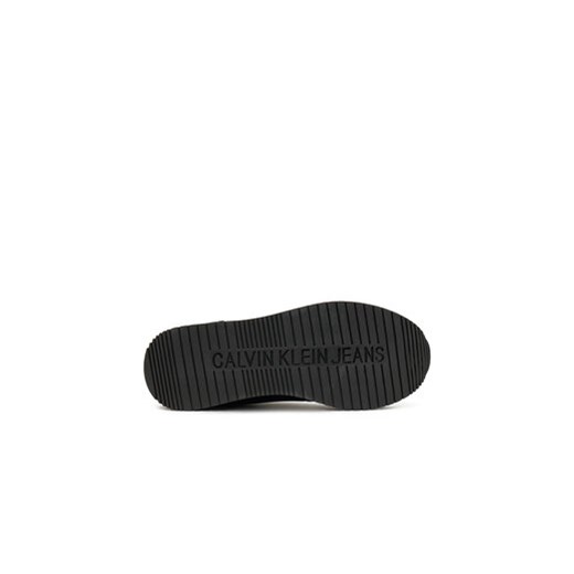 Sneakersy Calvin Klein Jeans Runner Laceup Low Mix Mg YW0YW01798 Czarny 37 eobuwie.pl