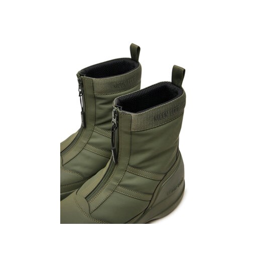Śniegowce Moon Boot Luna Zip Boot 80D2480010 Khaki Moon Boot 35 eobuwie.pl