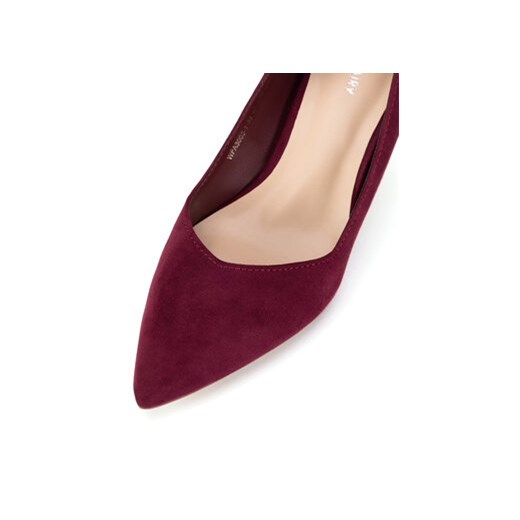 Szpilki JENNY WFA3003-1 Bordowy 38 eobuwie.pl