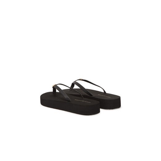 Japonki Tommy Hilfiger Elevated Chic Beach Sandal FW0FW08523 Czarny Tommy Hilfiger 37 eobuwie.pl