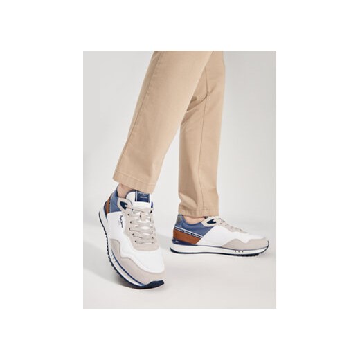 Sneakersy Pepe Jeans London Seal M PMS40001 Biały Pepe Jeans 43 eobuwie.pl