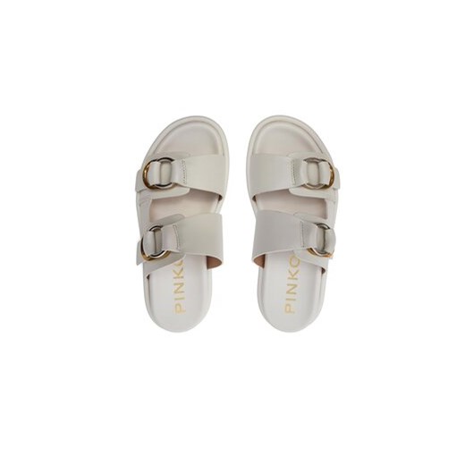 Klapki Pinko Flores 01 SD0057 P001 Écru Pinko 41 eobuwie.pl