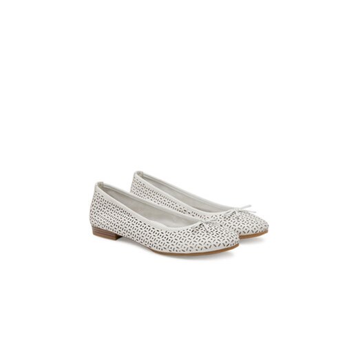 Baleriny Tamaris 1-22116-41 Biały Tamaris 38 eobuwie.pl