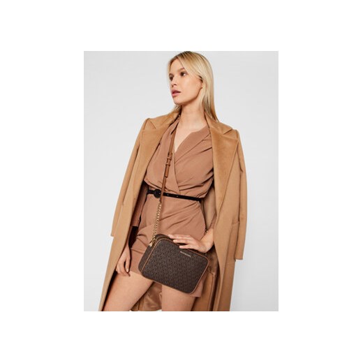 Torebka MICHAEL Michael Kors Jet Set 32F1GJ6C7B Brązowy Michael Michael Kors 00 eobuwie.pl