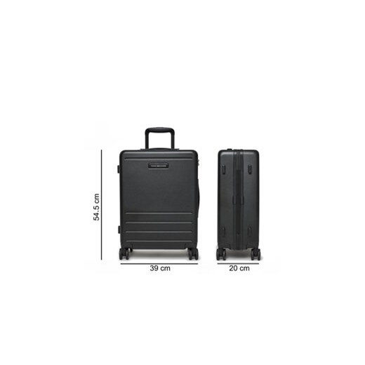 Walizka kabinowa Tommy Hilfiger AU0AU01973 Czarny Tommy Hilfiger 00 eobuwie.pl