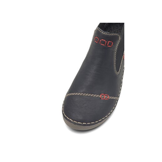 Sztyblety Rieker 52590-01 Czarny Rieker 36 eobuwie.pl