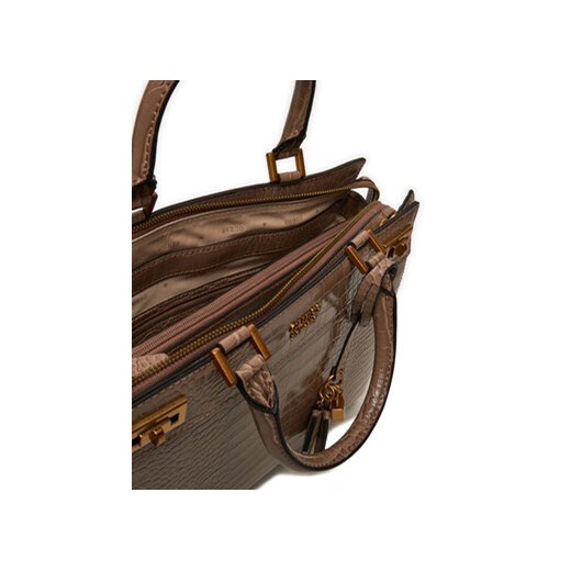 Torebka Guess Katey Croc (CB) HWCB84 94270 Brązowy Guess 00 eobuwie.pl