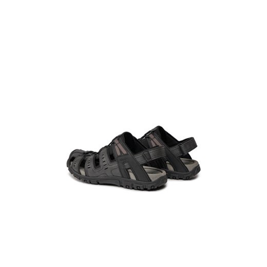 Sandały Geox Uomo Sandal Strada U4524C 000ME C9999 Czarny Geox 40 eobuwie.pl