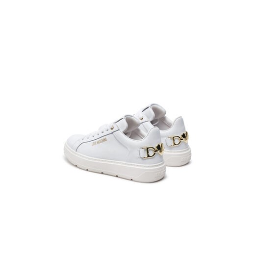 Sneakersy LOVE MOSCHINO JA15394G0LIA010A Biały Love Moschino 35 eobuwie.pl