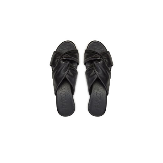 Klapki Piazza 900123 Czarny Piazza 36 eobuwie.pl