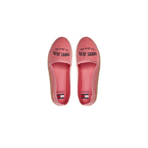 Espadryle Tommy Jeans Tjw Varsity Espadrille EN0EN02470 Różowy Tommy Jeans 38 eobuwie.pl