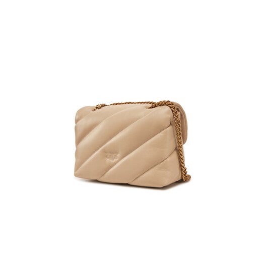 Torebka PINKO Love Puff Mini Cl PE 25 PLTT 100039 A0F2 Beżowy Pinko 00 eobuwie.pl