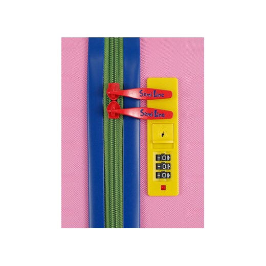 Walizka kabinowa Semi Line T5941-1 Różowy Semi Line OS eobuwie.pl