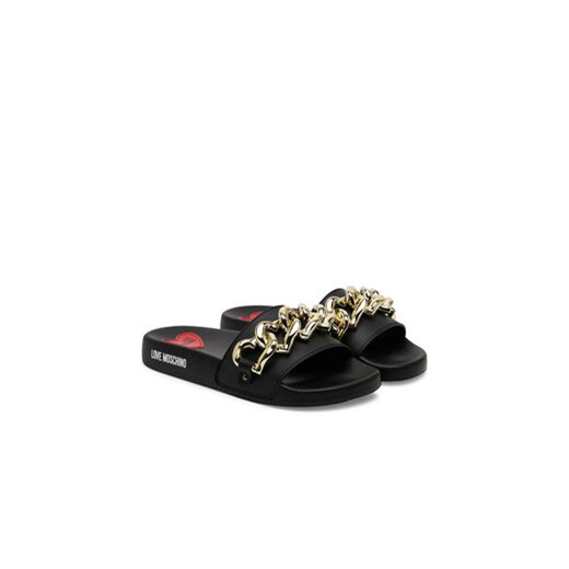 Klapki LOVE MOSCHINO JA28132G1MI16000 Czarny Love Moschino 36 eobuwie.pl
