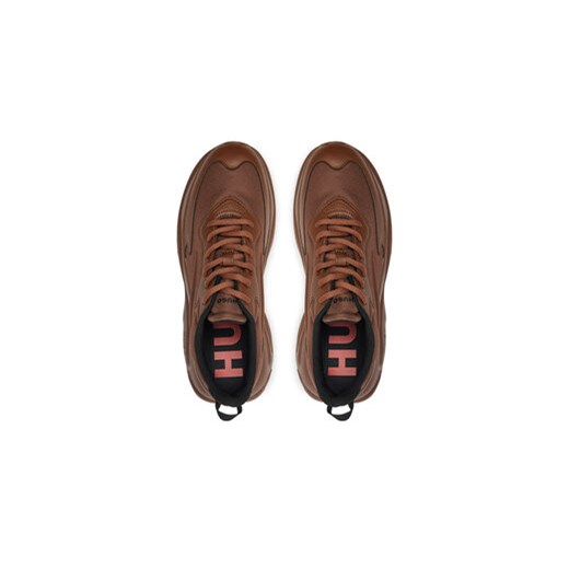 Sneakersy Hugo Leon Runn 50517096 Brązowy 43 eobuwie.pl