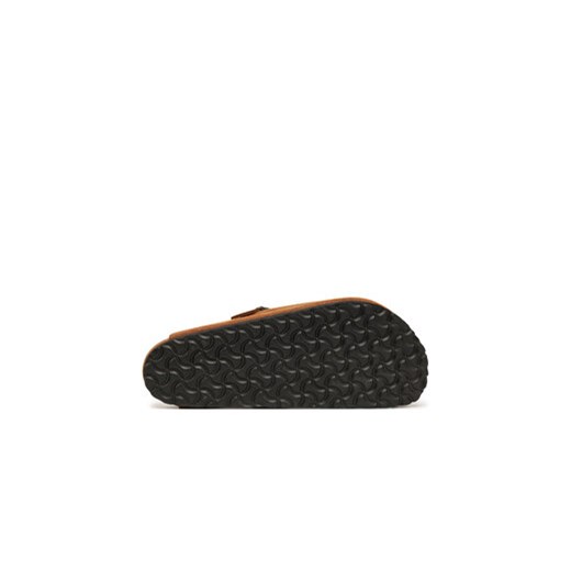 Klapki Birkenstock Boston zamsz 1029185 Brązowy 42 eobuwie.pl