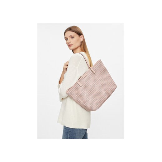 Torebka Tory Burch Basketweave Tote 145634 Różowy Tory Burch 00 eobuwie.pl