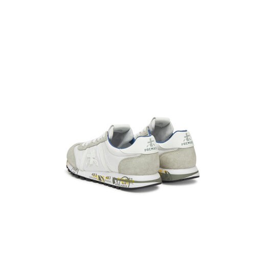 Buty sportowe damskie Premiata sneakersy białe płaskie 