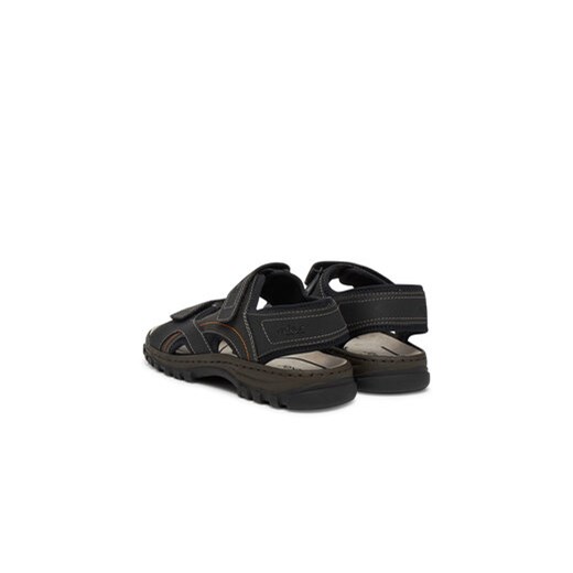 Sandały Rieker 25053-00 Czarny Rieker 45 eobuwie.pl