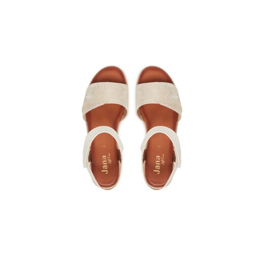 Sandały Jana 8-28265-42 Złoty Jana 41 eobuwie.pl