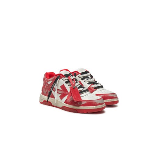 Sneakersy Off-White OMIA189F22LEA0110125 Czerwony 39 eobuwie.pl