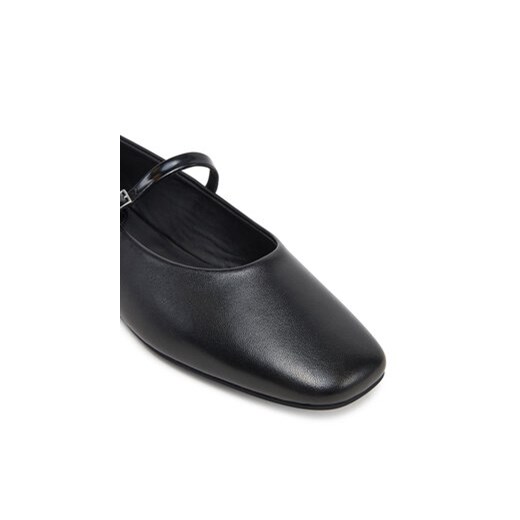Baleriny Calvin Klein Ballerina New Buckle - Lth HW0HW02483 Czarny Calvin Klein 37 eobuwie.pl
