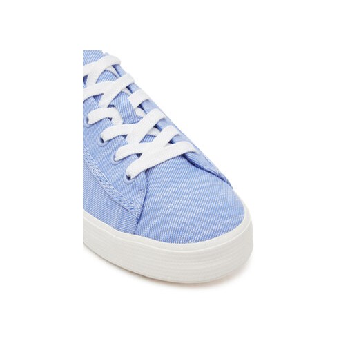 Sneakersy Tommy Hilfiger Vulc Sneaker Chambrey FW0FW08561 Niebieski Tommy Hilfiger 36 eobuwie.pl