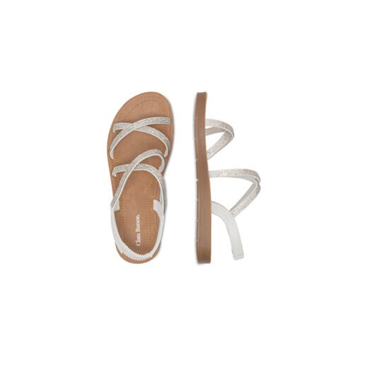 Sandały Clara Barson WSS20401-13 Biały Clara Barson 36 eobuwie.pl