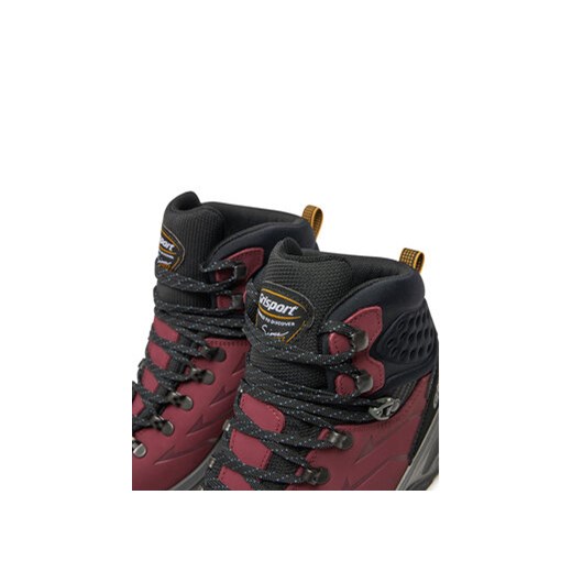 Trekkingi Grisport 15203N68G Bordowy Grisport 40 eobuwie.pl