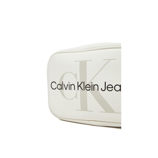 Torebka Calvin Klein Jeans Sculpted Camera Bag18 Mono K60K610275 Biały 00 eobuwie.pl