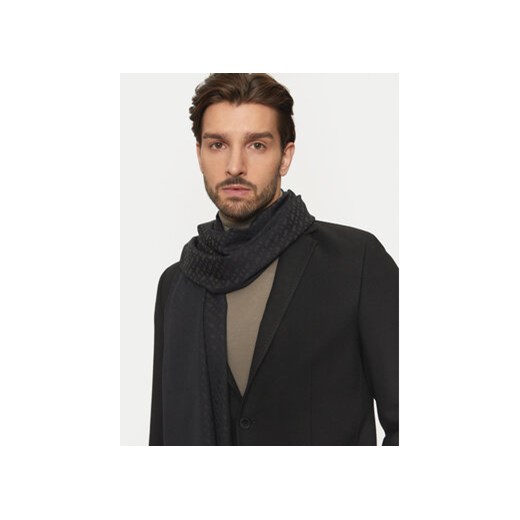 Szalik Boss Ledonio 50517765 Czarny 00 eobuwie.pl