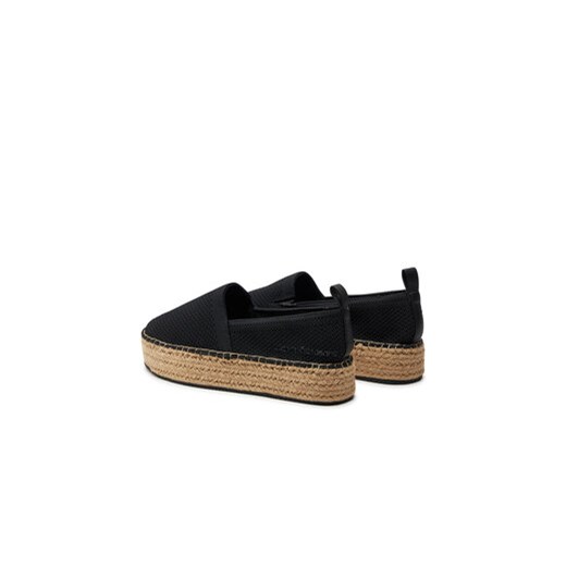 Espadryle Calvin Klein Jeans Platform Espadrille Uc YW0YW01377 Czarny 41 eobuwie.pl