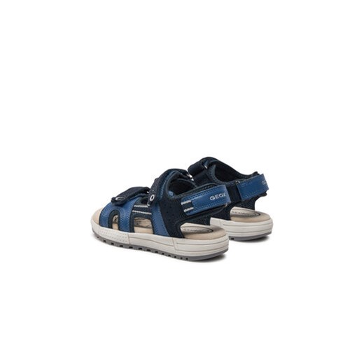 Sandały Geox J Sandal Alben Boy J35AVA 01520 CF44M S Granatowy Geox 34 eobuwie.pl