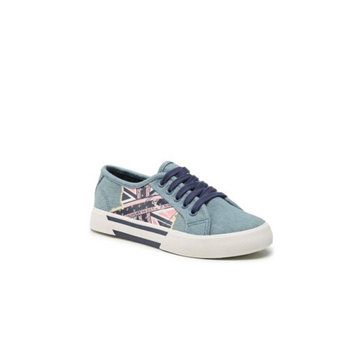 Tenisówki Pepe Jeans Brady Flag G PGS30563 Niebieski Pepe Jeans 32 eobuwie.pl