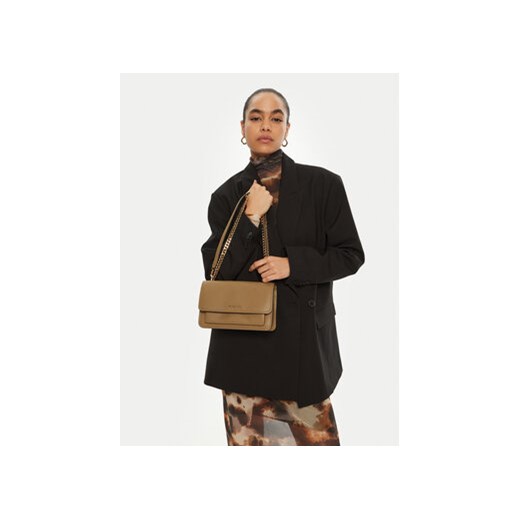 Torebka MICHAEL Michael Kors Claire 30T4GC7L3T Brązowy Michael Michael Kors 00 eobuwie.pl