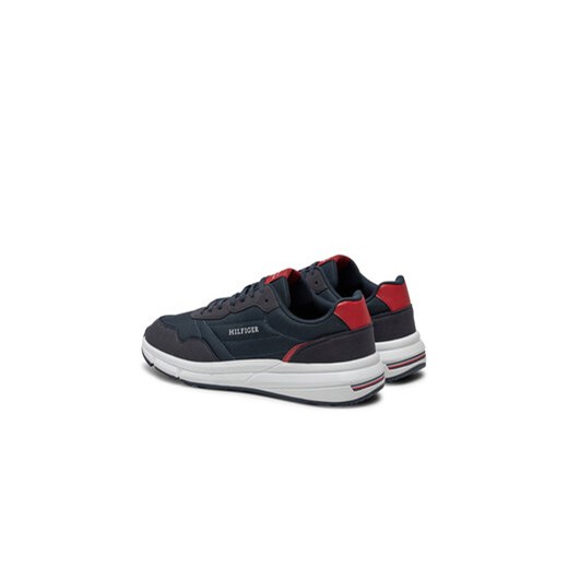 Sneakersy Tommy Hilfiger Faston Mix Ess FM0FM05141 Granatowy Tommy Hilfiger 42 eobuwie.pl