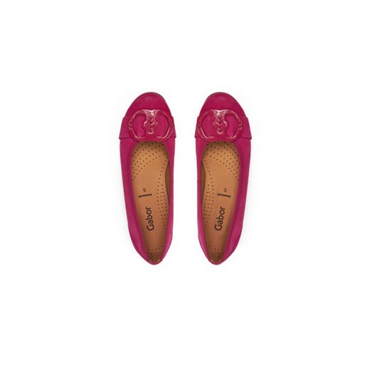 Baleriny Gabor 64.163.10 Różowy Gabor 40 eobuwie.pl