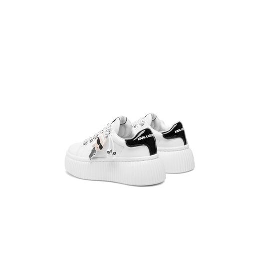 Sneakersy KARL LAGERFELD KL42376N Biały Karl Lagerfeld 41 eobuwie.pl