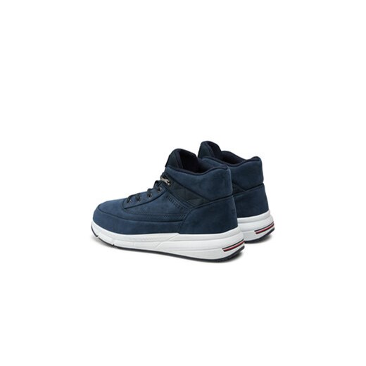 Sneakersy Tommy Hilfiger Hilfiger Warm Nubuck Hybrid B FM0FM05189 Granatowy Tommy Hilfiger 40 eobuwie.pl