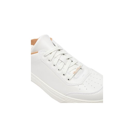 Klapki Max Mara 2424766111600 Biały Max Mara 36 eobuwie.pl