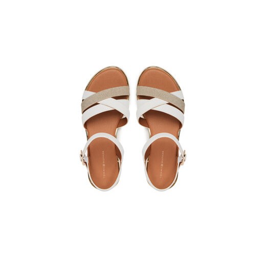 Sandały Tommy Hilfiger T3A2-33779-0273X S Biały Tommy Hilfiger 40 eobuwie.pl