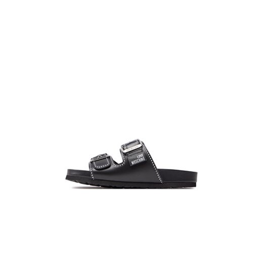 Klapki LOVE MOSCHINO JA28253G0IIA0000 Czarny Love Moschino 35 eobuwie.pl