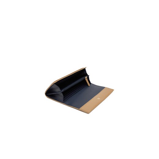 Duży Portfel Damski Tommy Hilfiger Th Legacy Flap Lrg Wallet AW0AW17267 Brązowy Tommy Hilfiger 00 eobuwie.pl